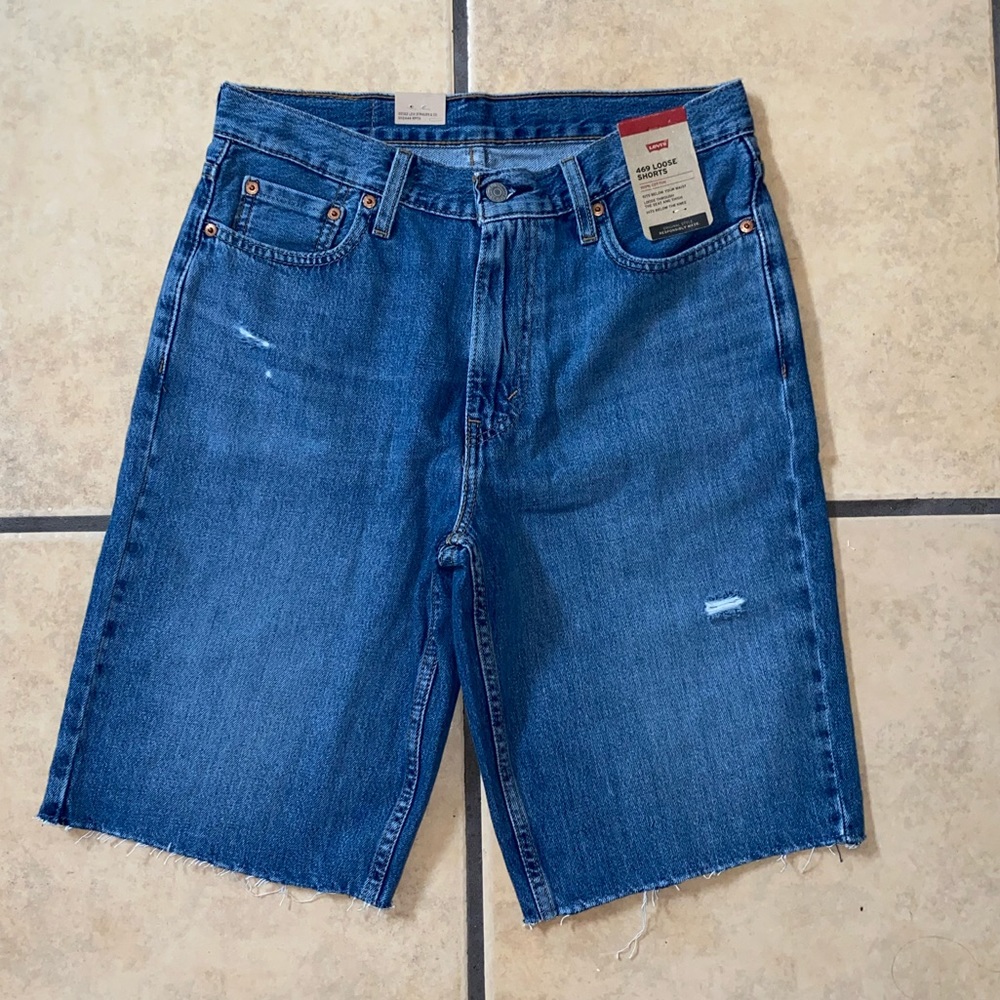 Levi's Men's 569 Loose Straight Denim Shorts, NWT, Size 30